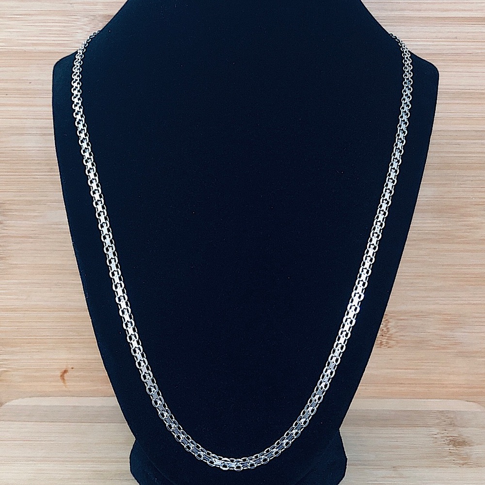 $122 Unique Vintage Italian Chain Sterling Marked MADE IN ITALY 925 MILOR
